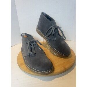 L.L. Bean Stonington Women’s 9M Chukkas Ankle Boots Gray Suede Leather Comfort